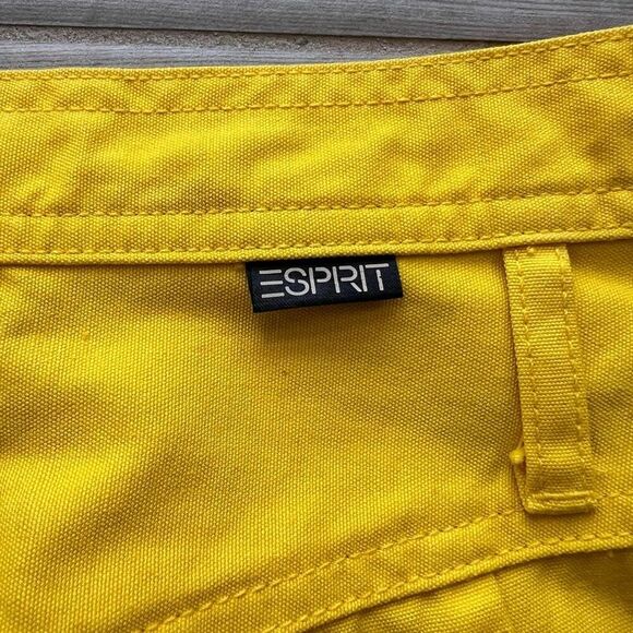 Esprit‎ Sport Womens Yellow Relaxed Fit Mom Jeans Size 9/10 - Picture 12 of 13